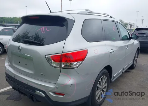 2014 Nissan Pathfinder Sl z USA, uszkodzony, nr VIN 5N1AR2MN0EC715471